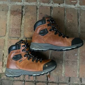 Women's VASQUE ST ELIAS Waterproof HIKING BOOTS 7.5 38 Brown Leather Goretex